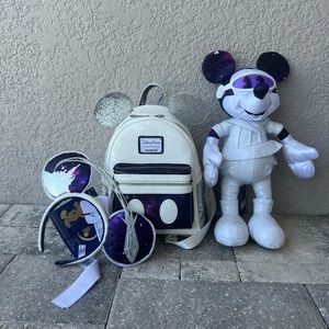 Disney Mickey the Main Attraction January MMA Space Mountain Bag, Ears and Plush